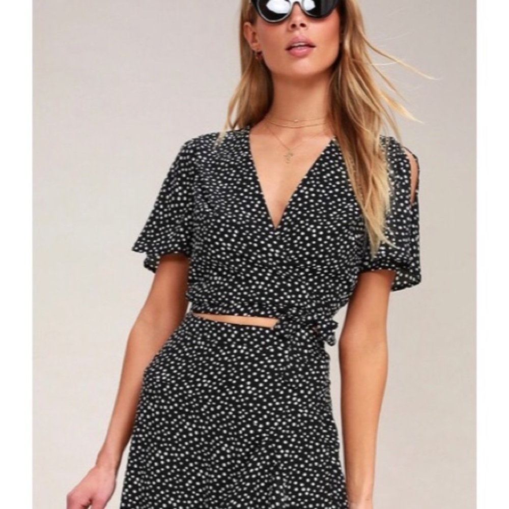 Lulu’s Polka Dot Top - New With Tags! Size XS
